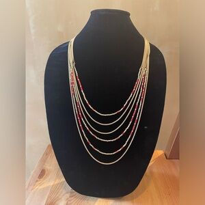 Lucky Brand Multi-strand Gold Necklace